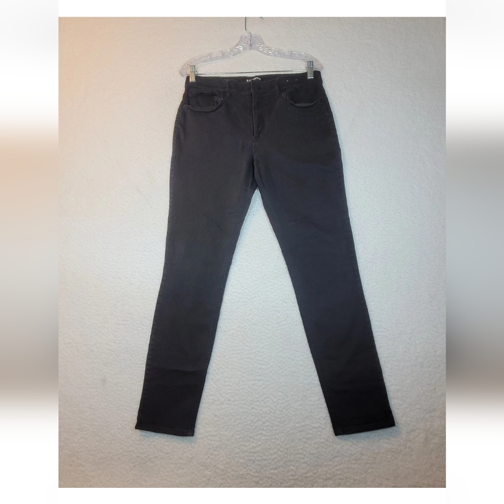 Express Super Skinny Black Jeggings Hyper Stretch Women’s Jeans Size 10R